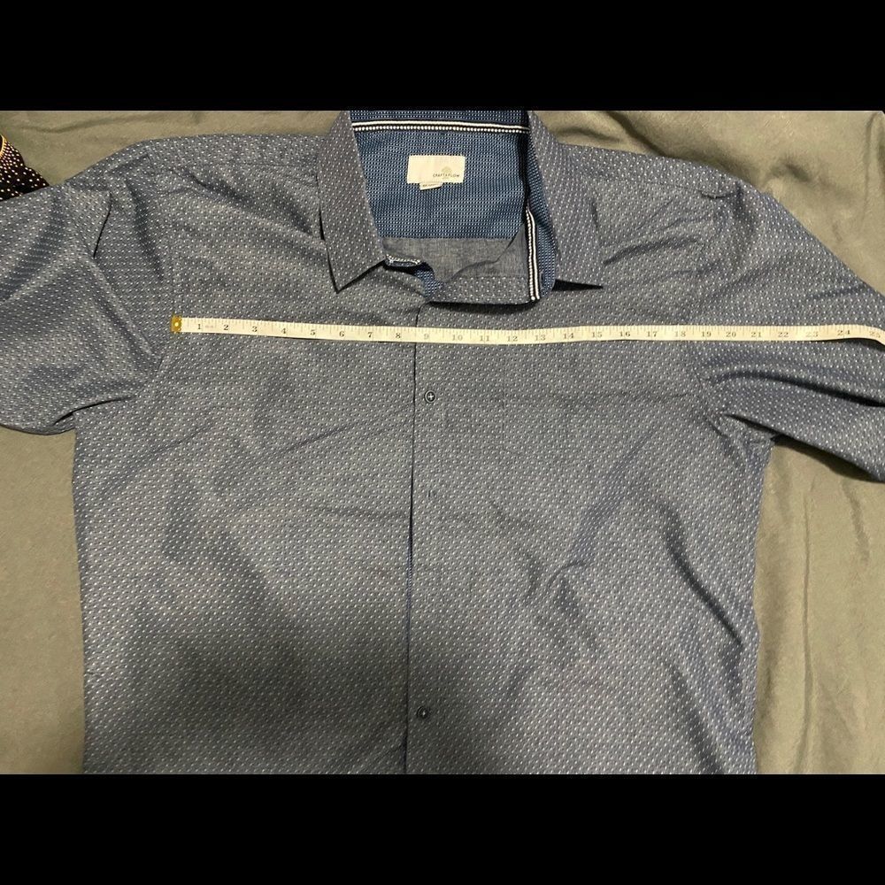 Craft And Flow Men’s Blue Button Down Xxl - image 5